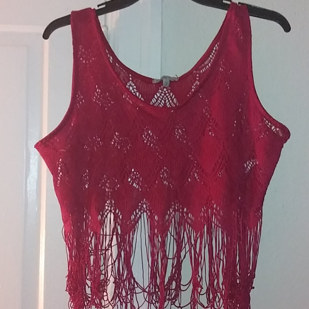 Charlotte russe crochet crop top